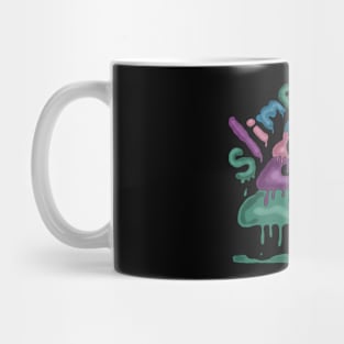 slime monster Mug